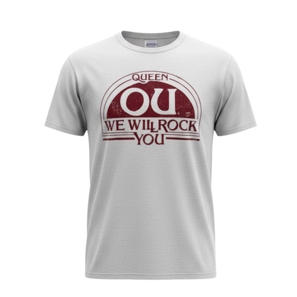 Queen We Will Rock You T Shirt Livy Lu Thrifted Distressed Band Tee NWT M